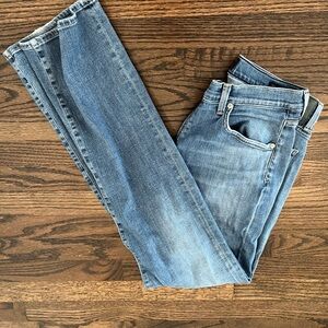 Citizens Of Humanity Straight Leg Blue Jeans